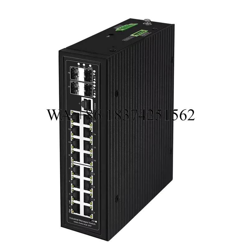 Poe Switch 16 Port 802.3At - Wmwmnu 16 Port L3 Managed Industrial