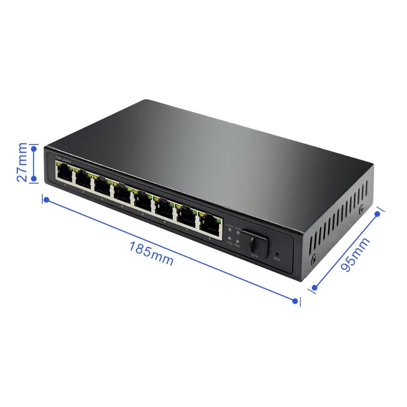8 Port 2.5G Switch Unmanaged - 8 Port 2.5G PoE Switch Unmanaged