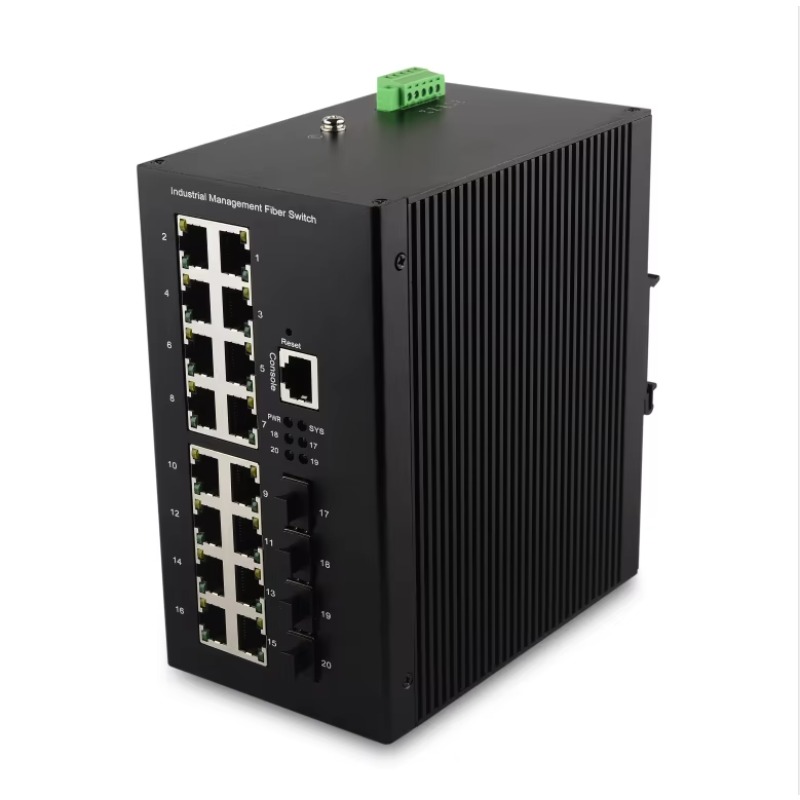Poe Switch 16 Port 802.3At - Industrial 16 Ports 802.3at PoE+ Gigabit