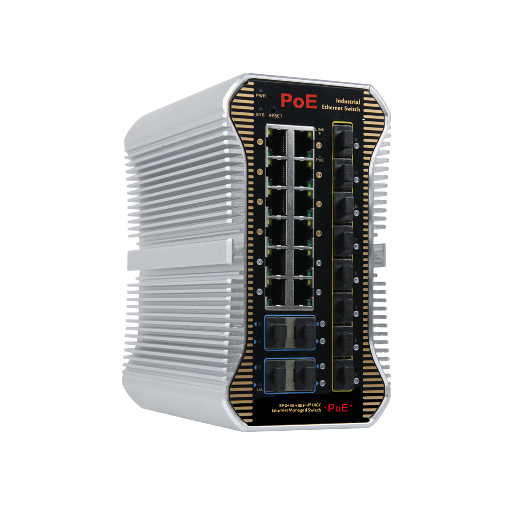 Switch 24 Port 10G Uplink - 24 Port 10G Uplink Managed Industrial