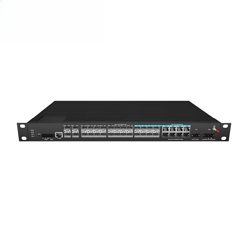 Network Switch Rack Mount 1U - DC 48V/AC 220V L3 Managed 1U