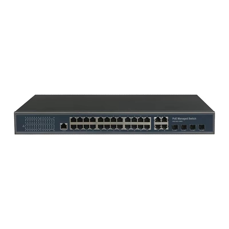 Network Switch Rack Mount 1U - L2 WEB CLI Managed Network Switch