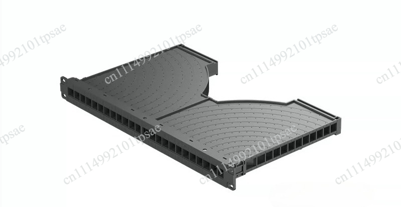 Network Switch Rack Mount 1U - 24-Port 1U Metal Cable Management Panel,