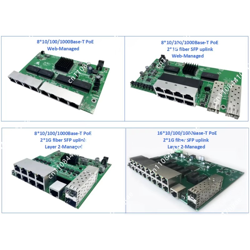 4 8 16 24 Port Gigabit Managed - đánh giá và giá Poe Switch 16 Port 802.3At