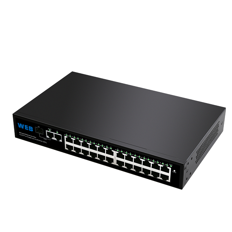 24-port 10/100Mbps + 2-port Gi - đánh giá và giá Managed Switch 24 Port Gigabit