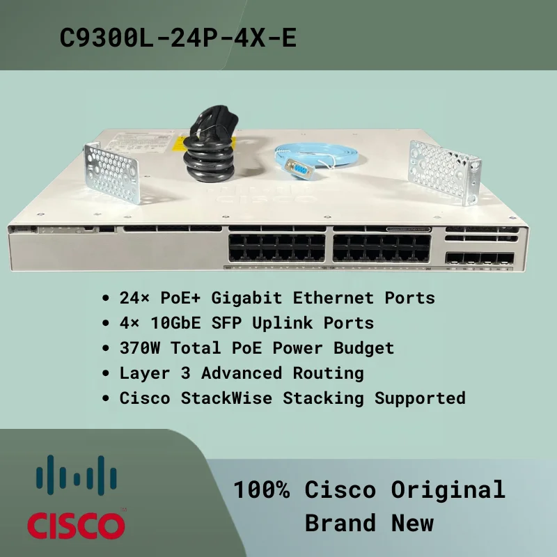 For Catalyst 9300L Series C930 - đánh giá và giá Layer 3 Switch 24 Port Sfp