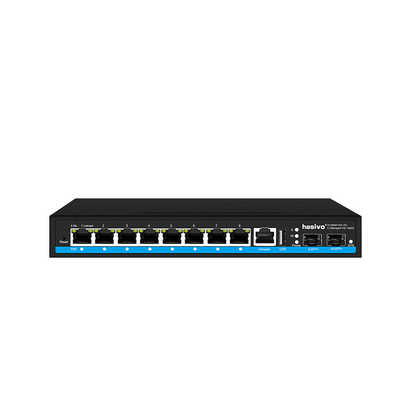 8 Port L3 Managed 2.5Gps PoE O - đánh giá và giá 10G Sfp+ Switch 8 Port