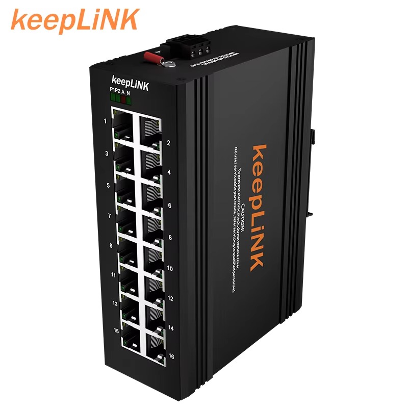 16 Ports Gigabit Switch Indust - đánh giá và giá Industrial Switch Din Rail Gigabit