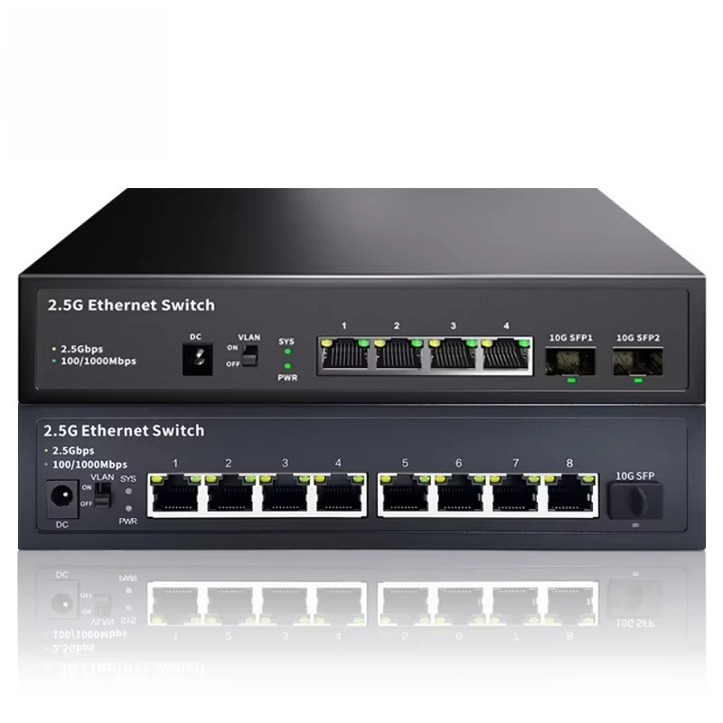 Unmanaged 2.5Gbps Ethernet Swi - đánh giá và giá 8 Port 2.5G Switch Unmanaged