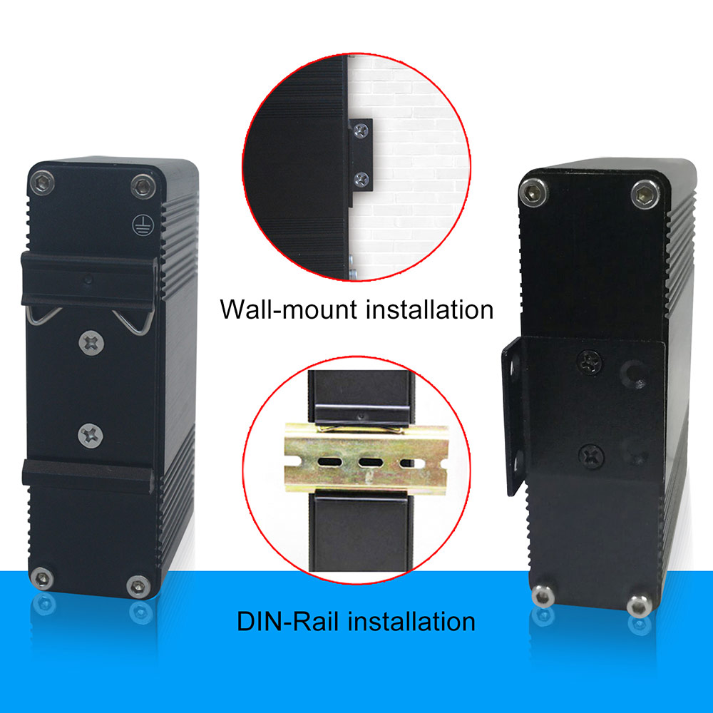 Din Rail PoE Switch 4 8 16 24  - đánh giá và giá Poe Switch 16 Port 802.3At
