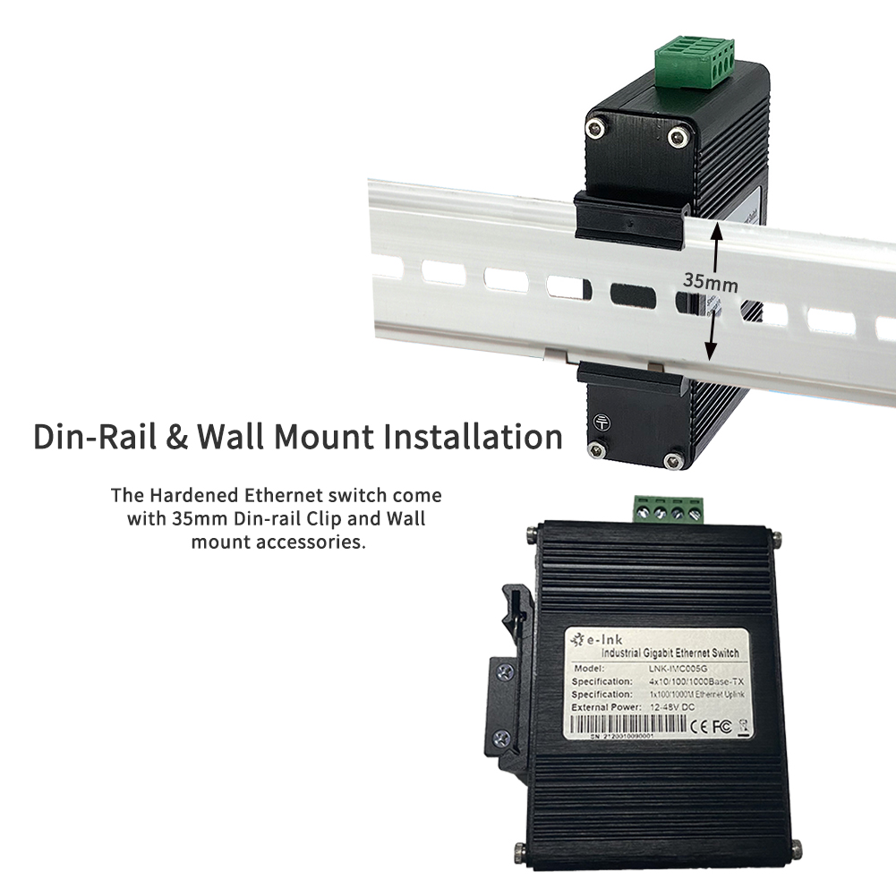 Din Rail PoE Switch 4 8 16 24  - đánh giá và giá Poe Switch 16 Port 802.3At