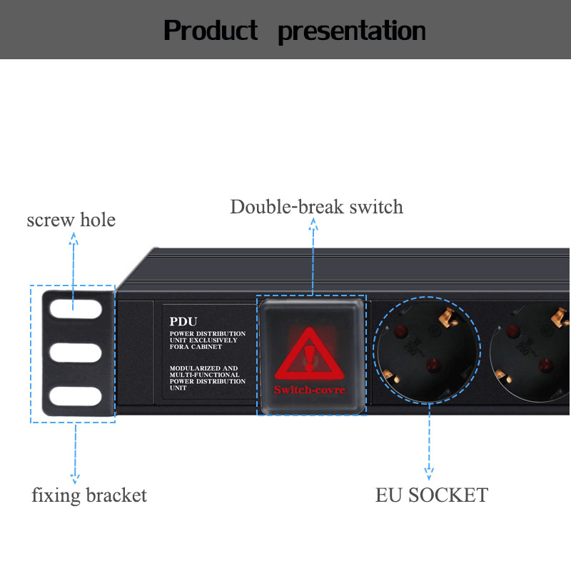 19in Mạng Tủ Giá Đỡ Điện Dải P - đánh giá và giá Network Switch Rack Mount 1U