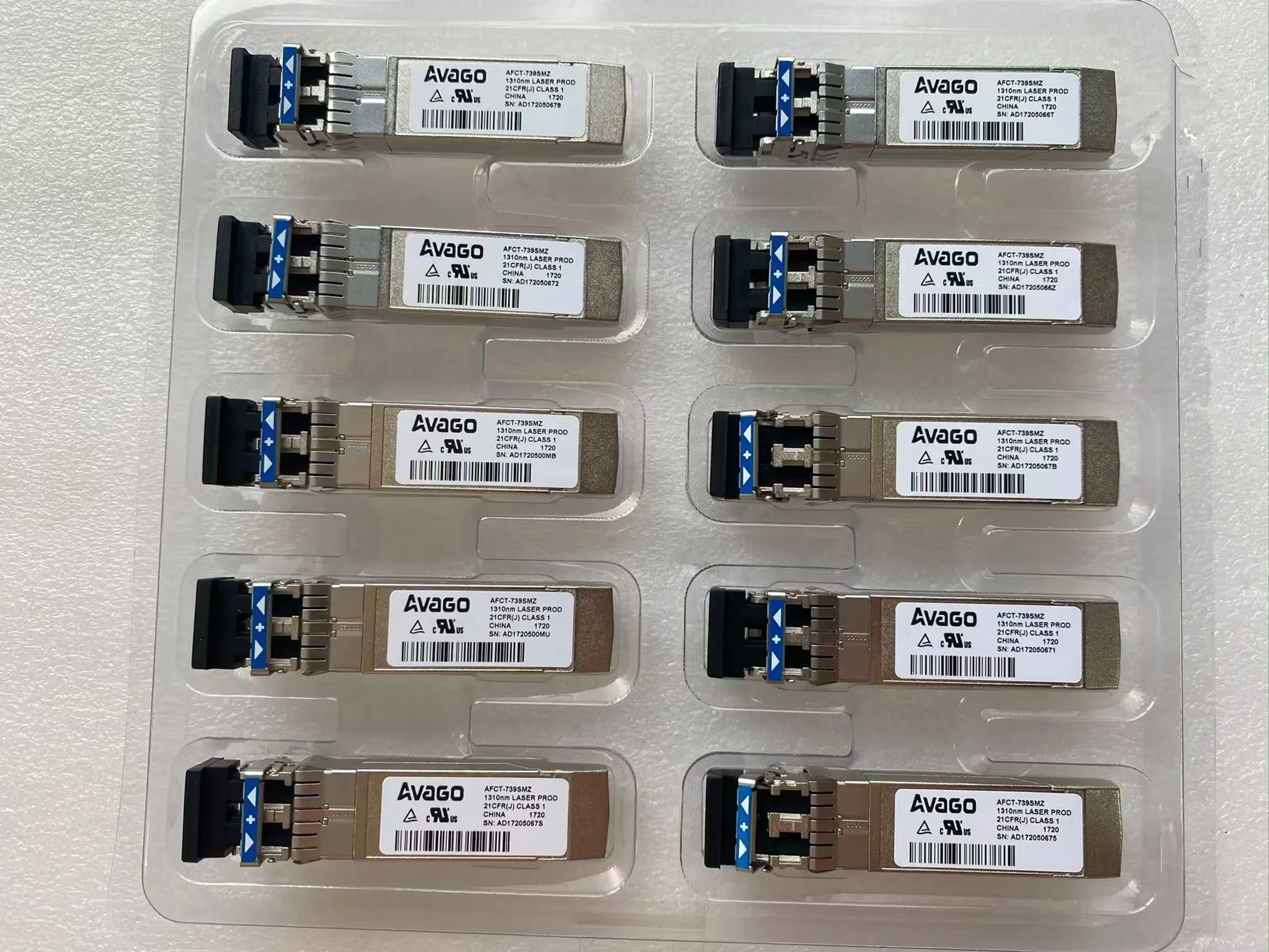 AVAGO AFCT-739SMZ 10G LR 1310n - đánh giá và giá Sfp Module 10G Lr