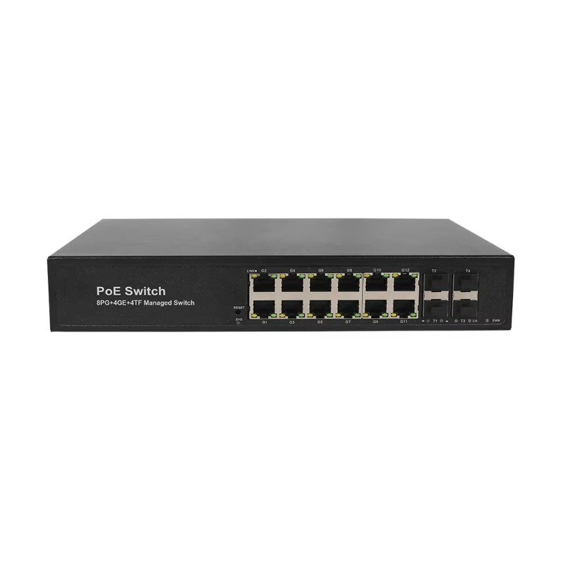 L3 Managed PoE Switch with 8*1 - đánh giá và giá 10G Sfp+ Switch 8 Port