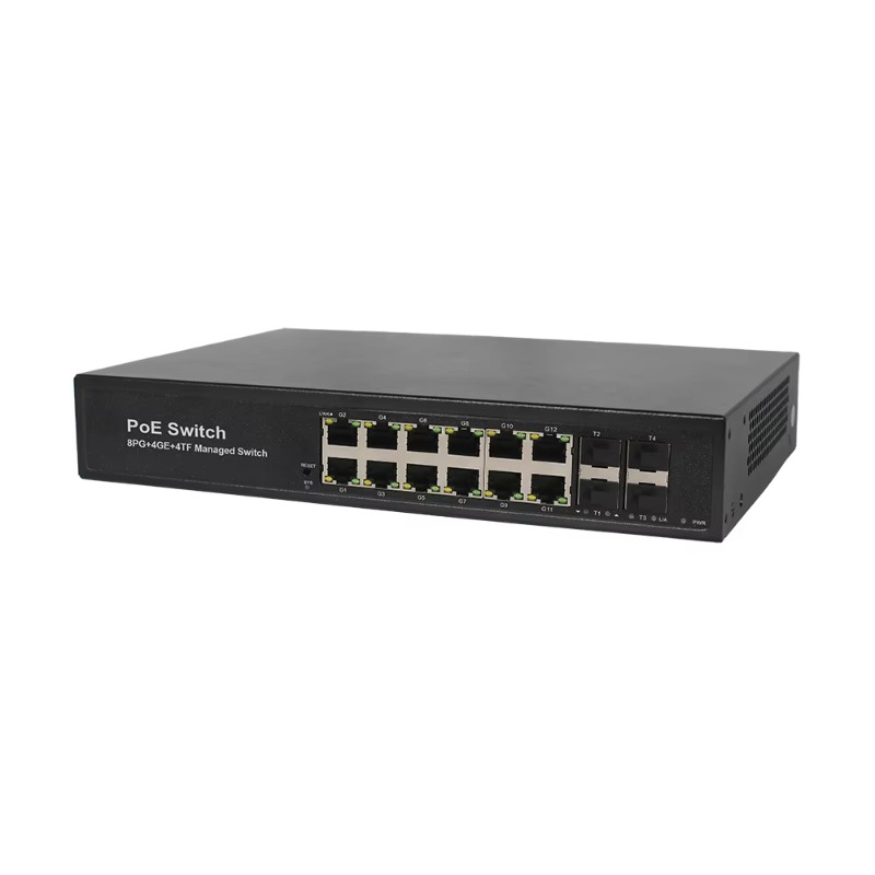 L3 Managed PoE Switch with 8*1 - đánh giá và giá 10G Sfp+ Switch 8 Port