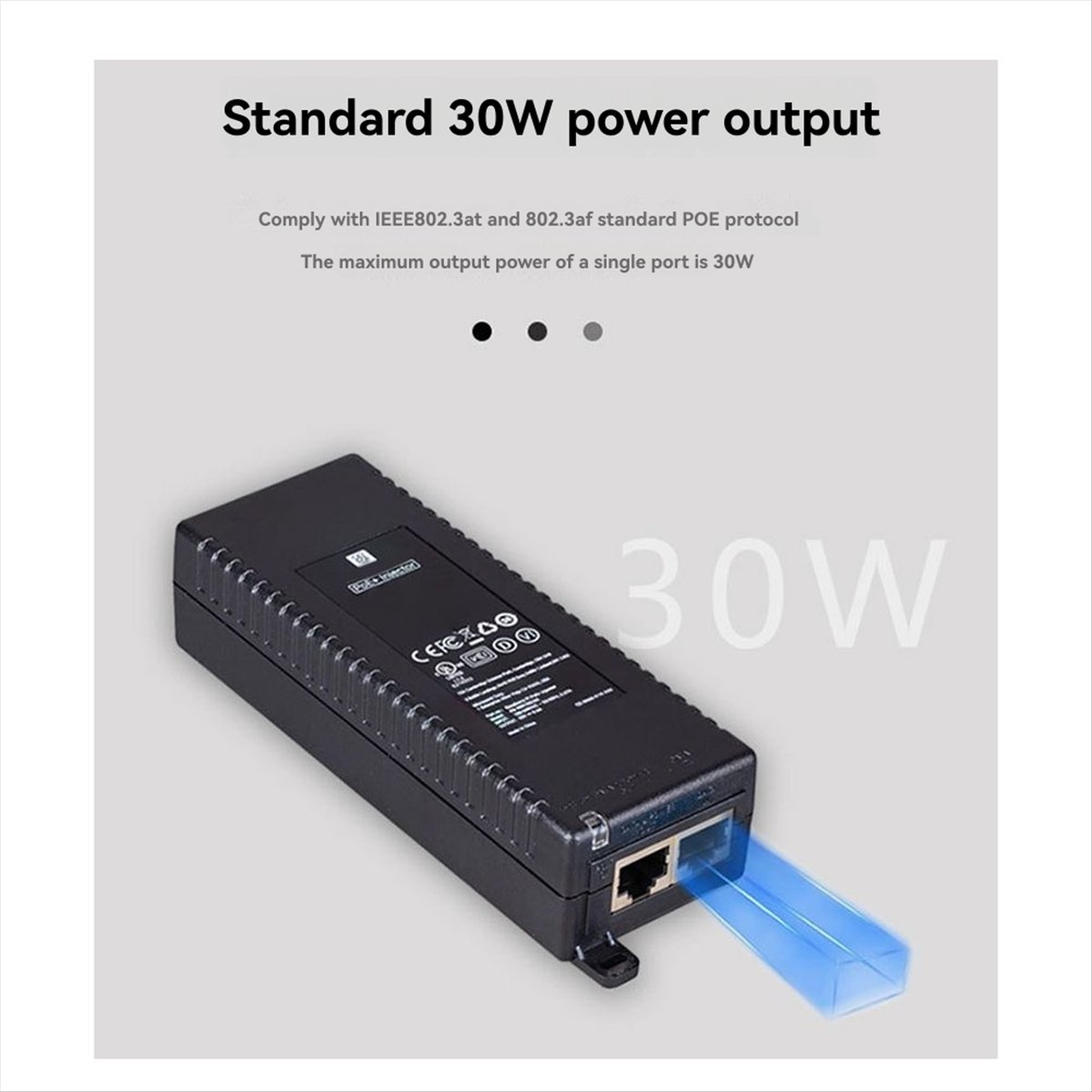 (ABGQ) Gigabit POE Injector 10 - đánh giá và giá Poe Injector Gigabit 30W