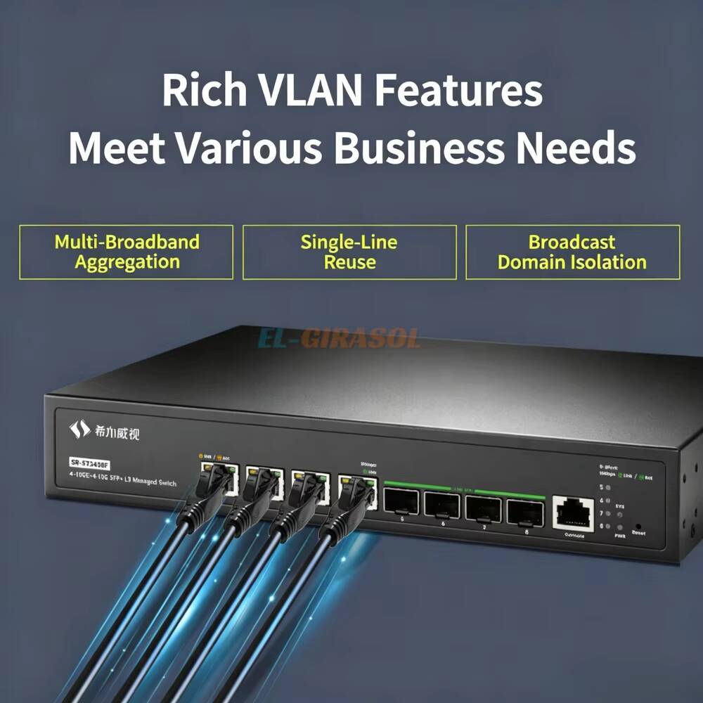 Sirivision 8 Port 10G SFP+ L3  - đánh giá và giá 10G Sfp+ Switch 8 Port