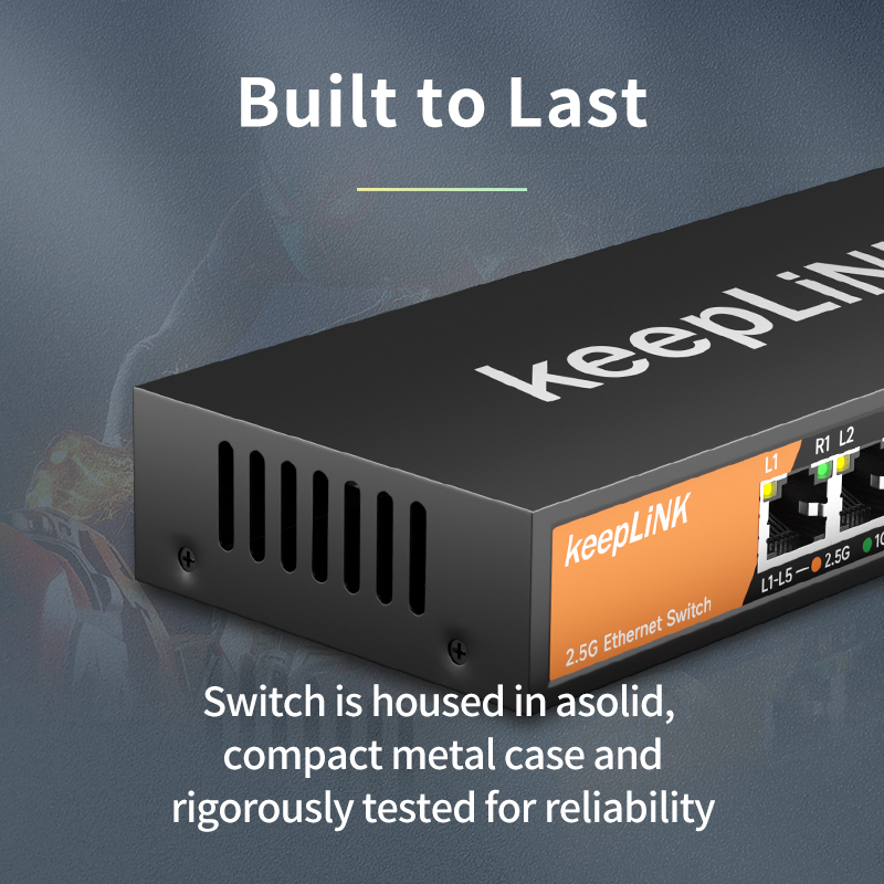 5-Port Multi-Gigabit 2.5Gbps U - đánh giá và giá Switch 5 Port 2.5G Unmanaged