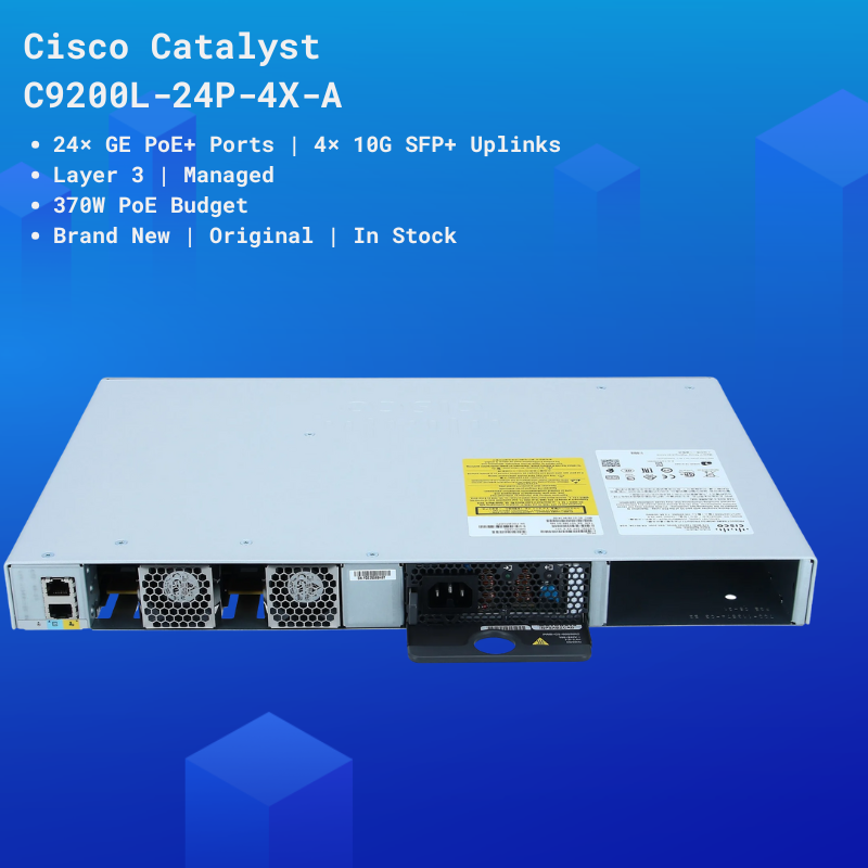 For Cisco Catalyst 9200L 24-Po - đánh giá và giá Layer 3 Switch 24 Port Sfp