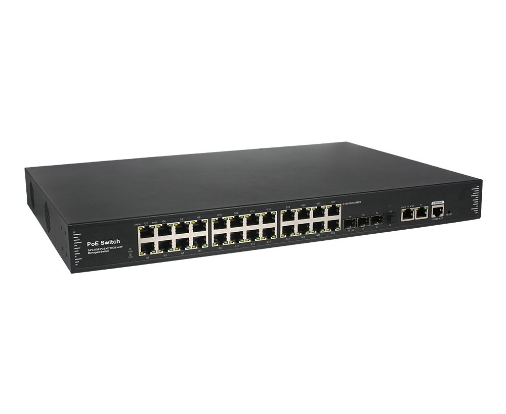 30-port 2.5G Managed PoE Switc - đánh giá và giá Switch 24 Port 10G Uplink