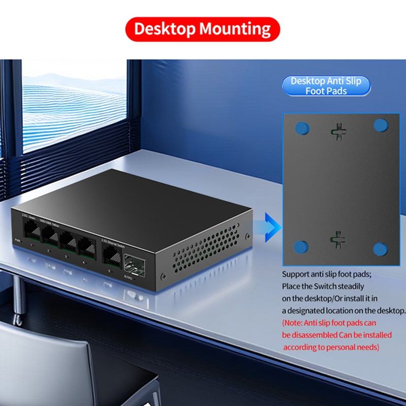 2.5G Switch 5 Port 2500Mbps Ne - đánh giá và giá Switch 5 Port 2.5G Unmanaged