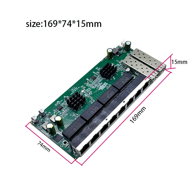 8-port POE 2.5G/10/1000M power - đánh giá và giá 10G Sfp+ Switch 8 Port