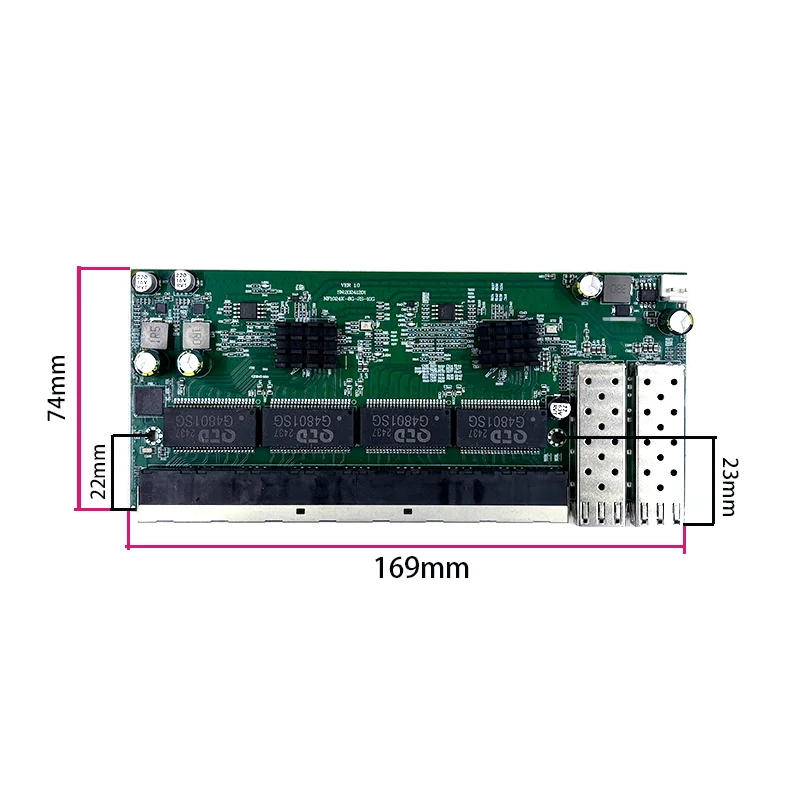 8-port POE 2.5G/10/1000M power - đánh giá và giá 10G Sfp+ Switch 8 Port