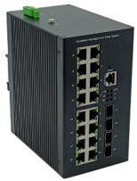 Industrial 16 Ports 802.3at Po - đánh giá và giá Industrial Switch Din Rail Gigabit