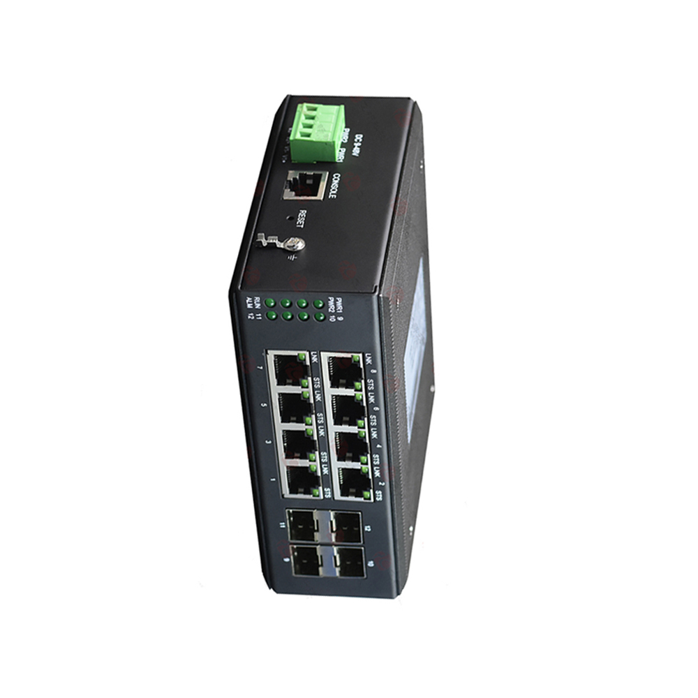 DIN Rail L2 Managed 8 Port Rin - đánh giá và giá Industrial Switch Din Rail Gigabit