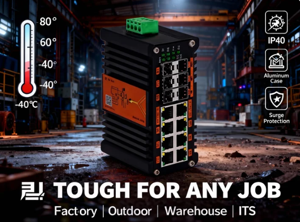 Industrial L2+ Managed PoE Swi - đánh giá và giá 10G Sfp+ Switch 8 Port