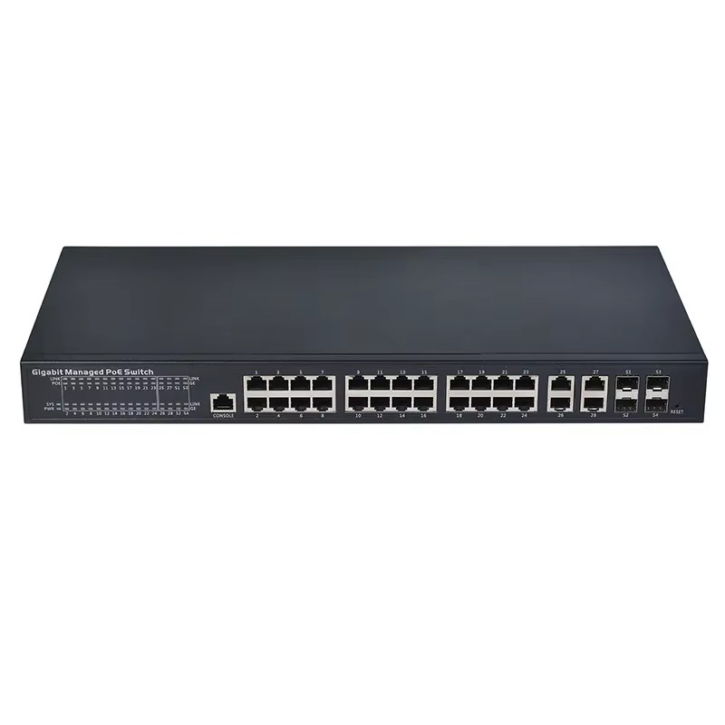 PSE2444GCD-W Gigabit POE Switc - đánh giá và giá Managed Switch 24 Port Gigabit