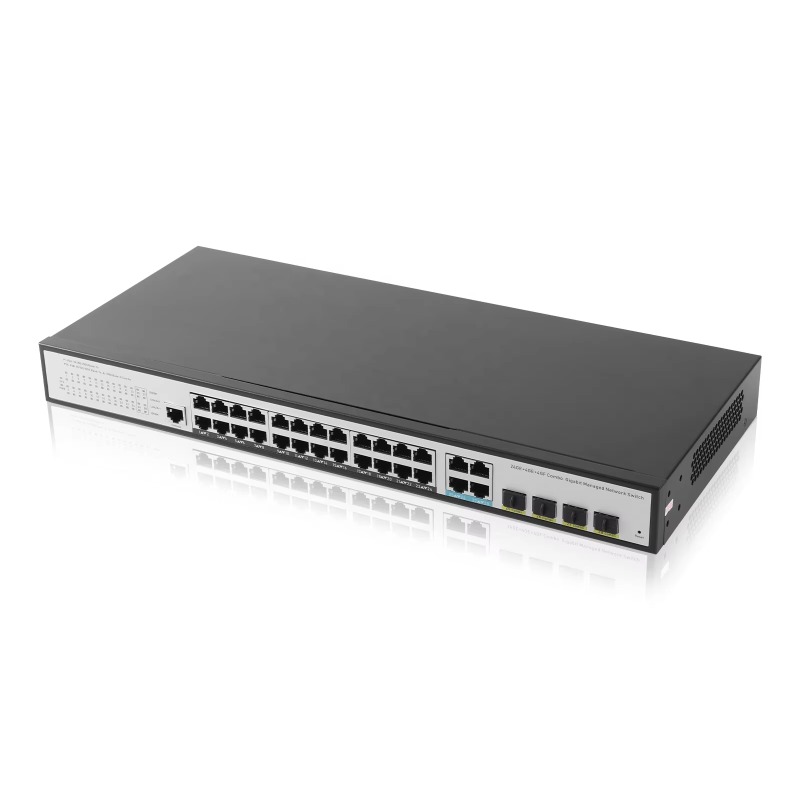 24GE 4SFP 4 Gigabit Uplink L2  - đánh giá và giá Network Switch Rack Mount 1U