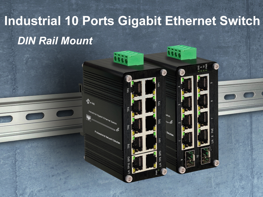 Industrial 10-Port Gigabit PoE - đánh giá và giá Switch 48 Port Poe Gigabit