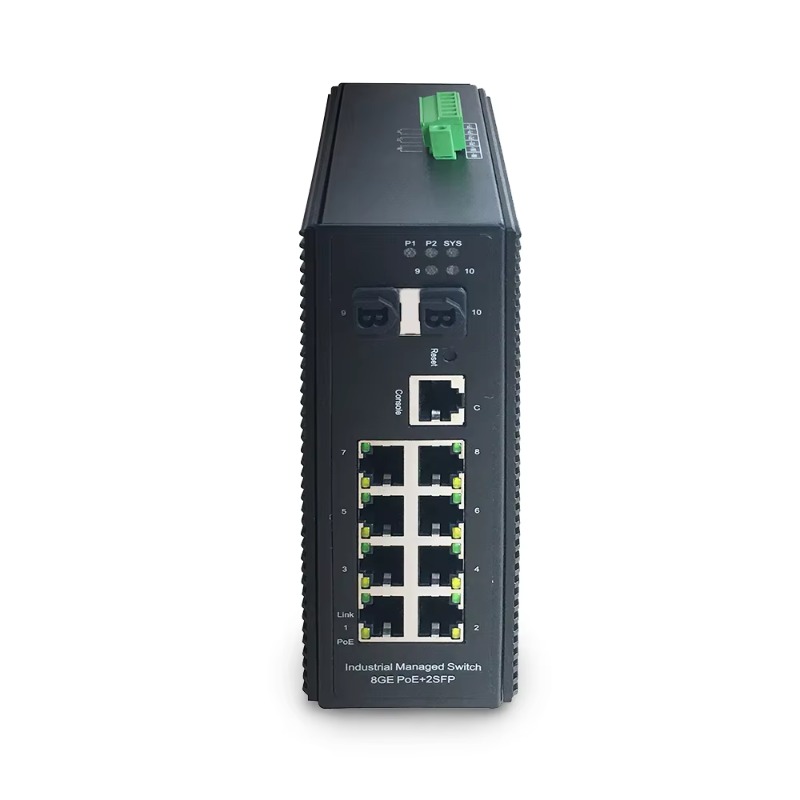 Industrial Grade 8-Ports PoE+  - đánh giá và giá Industrial Switch Din Rail Gigabit