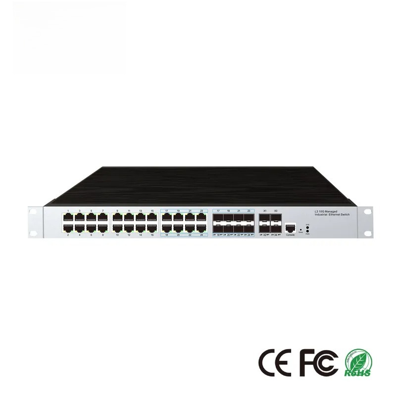 24-port PoE industrial managem - đánh giá và giá Switch 24 Port 10G Uplink