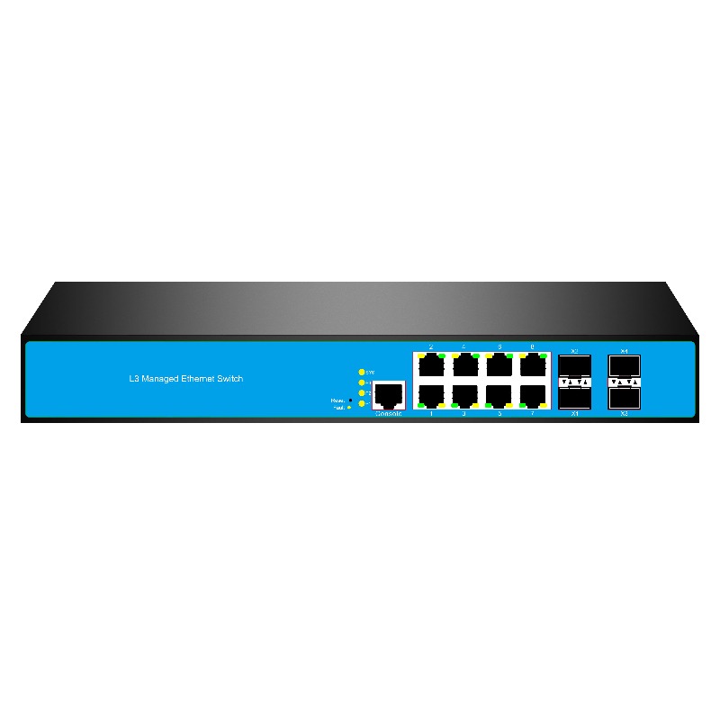 12-Port 8/PoE 4/10G SFP L3 Man - đánh giá và giá 10G Sfp+ Switch 8 Port