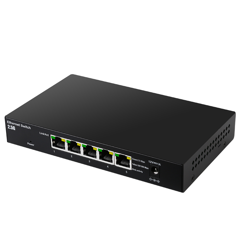 5 Ports 100/1000/2500Mbps  2.5 - đánh giá và giá Switch 5 Port 2.5G Unmanaged