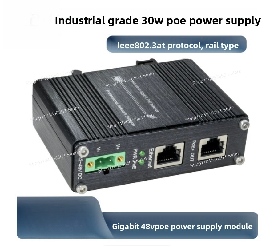 Gigabit 30W PoE Injector, Indu - đánh giá và giá Poe Injector Gigabit 30W