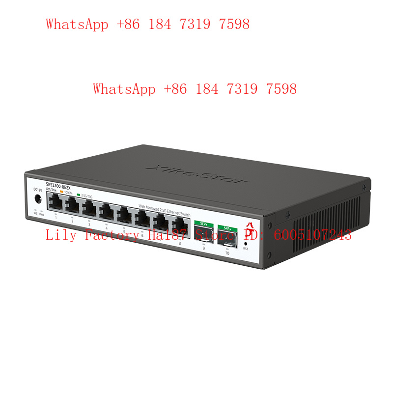 XikeStor 8*2.5G RJ45 2*10G SFP - đánh giá và giá 8 Port 2.5G Switch Unmanaged
