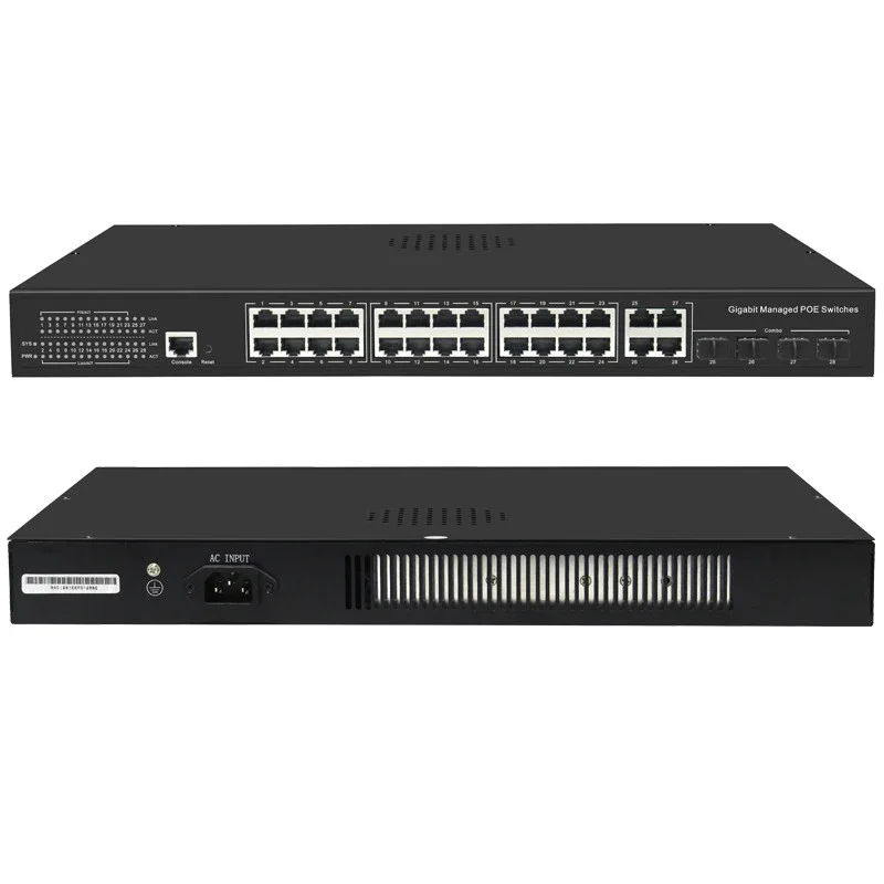 4 8 16 24 Port Full Gigabit L2 - đánh giá và giá 10G Sfp+ Switch 8 Port