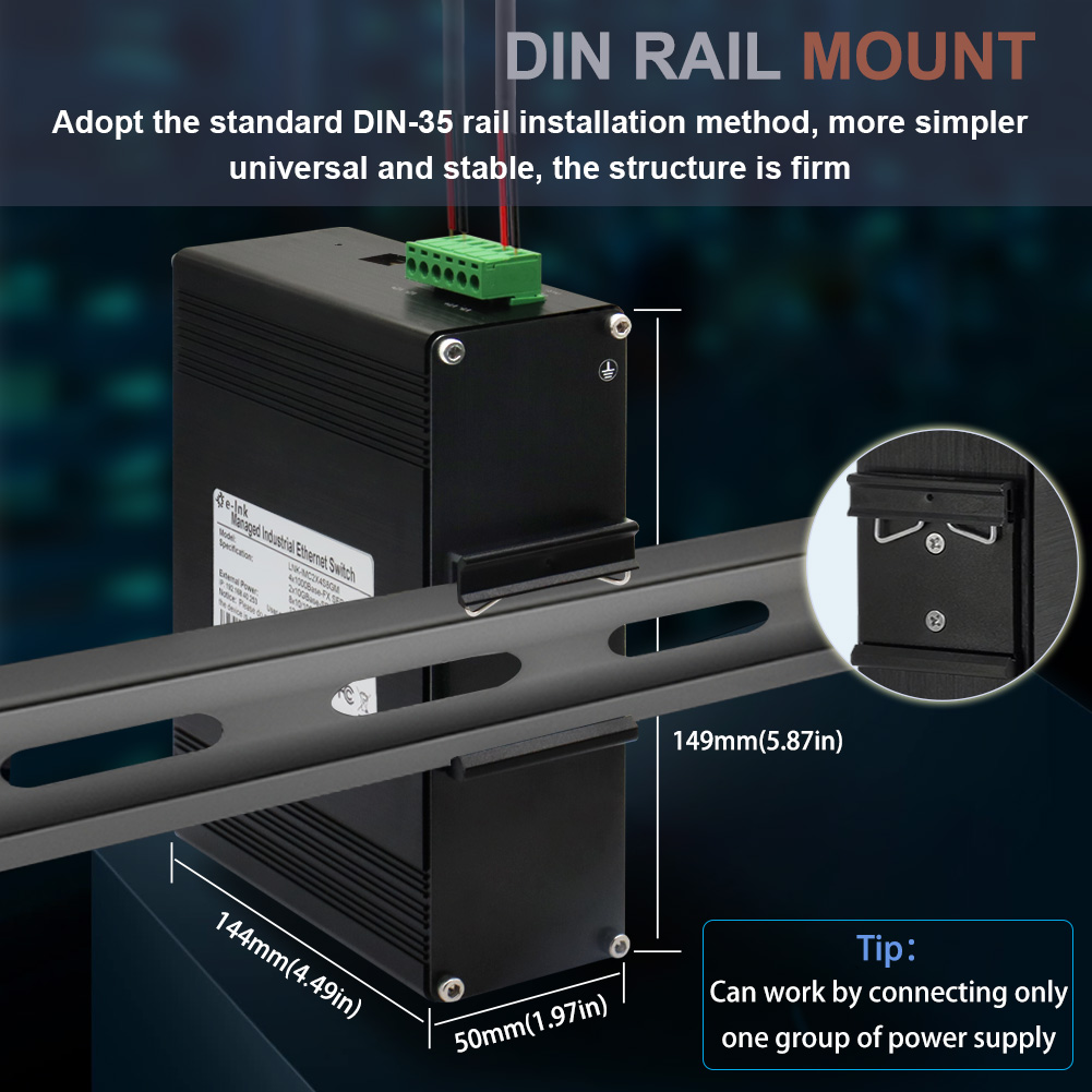 Industrial 8-Port Gigabit PoE+ - đánh giá và giá 10G Sfp+ Switch 8 Port