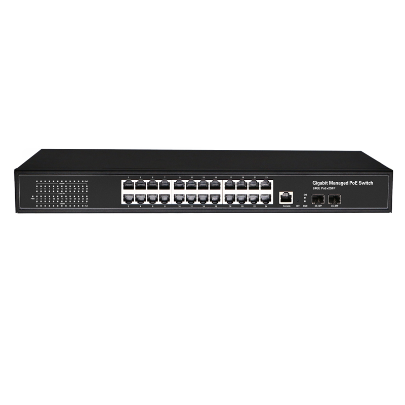 24 Port Gigabit PoE+ Switch wi - đánh giá và giá Switch 24 Port 10G Uplink