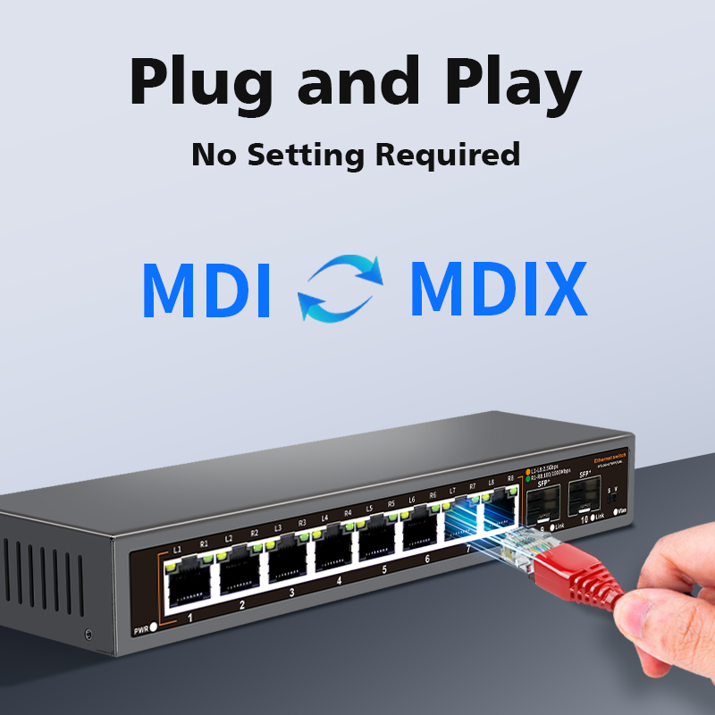 Hisource 8 Port 2.5G Ethernet  - đánh giá và giá 8 Port 2.5G Switch Unmanaged
