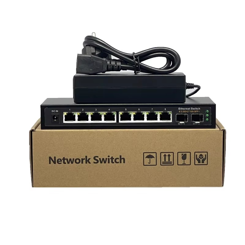 Factory Direct 8*2.5G RJ45 POE - đánh giá và giá 8 Port 2.5G Switch Unmanaged