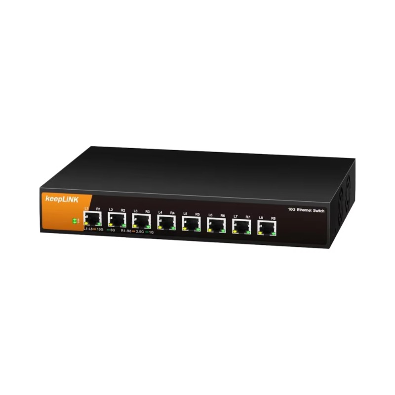 8-Port 10G Unmanaged Ethernet  - đánh giá và giá 8 Port 2.5G Switch Unmanaged