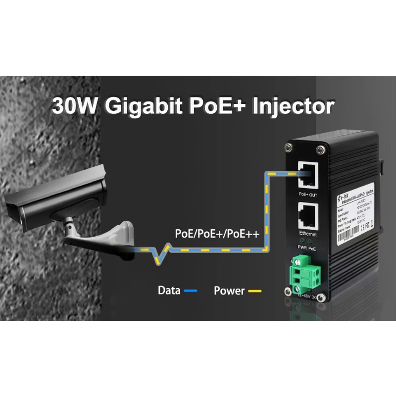 CCTV Security 12VDC to 48VDC I - đánh giá và giá Poe Injector Gigabit 30W