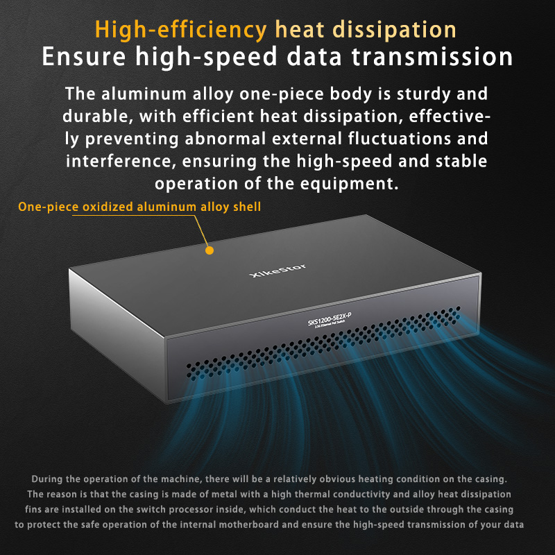XikeStor 2.5G unmanaged PoE+ s - đánh giá và giá Switch 5 Port 2.5G Unmanaged