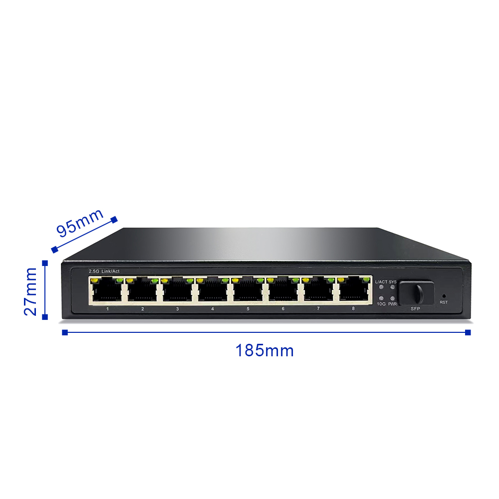 Factory OEM ODM 8 Ports Multi- - đánh giá và giá 8 Port 2.5G Switch Unmanaged