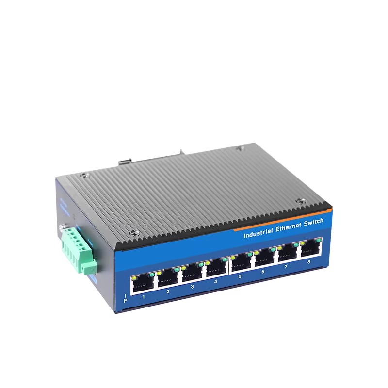 8 Electrical Ports With 10/100 - đánh giá và giá Industrial Switch Din Rail Gigabit