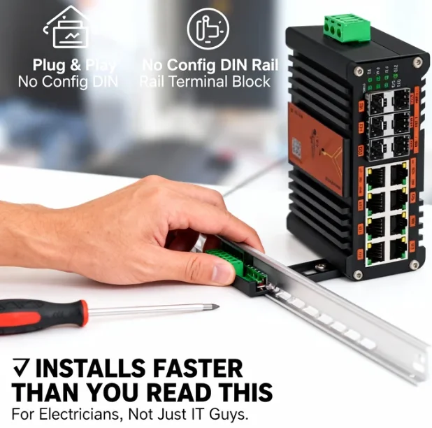 Industrial L2+ Managed PoE Swi - đánh giá và giá 10G Sfp+ Switch 8 Port
